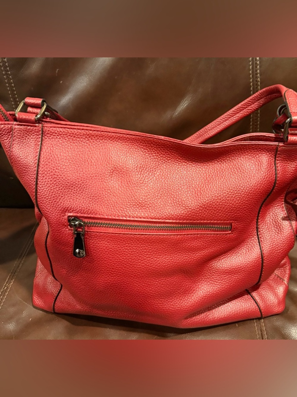 Red Leather Bag
